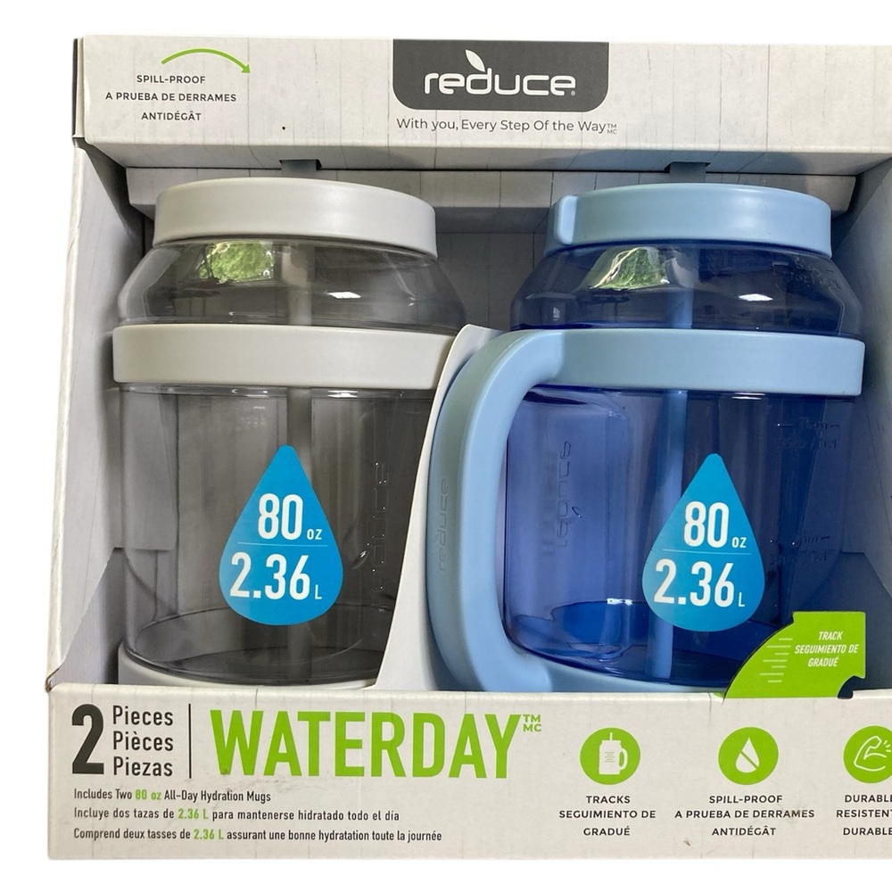 Reduce Waterday 2-Piece Hydration Mugs Set